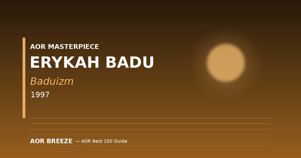 Erykah Badu『Baduizm』(1997) ネオソウル名盤レビュー