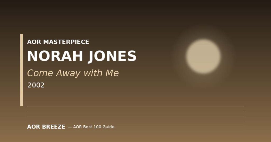Norah Jones『Come Away with Me』(2002) メロウ名盤レビュー
